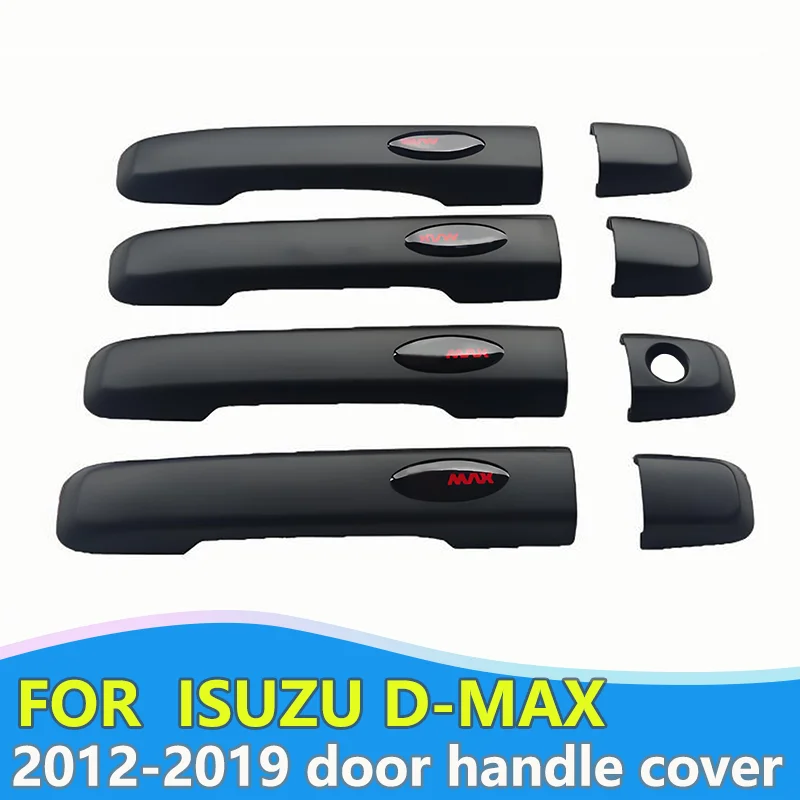 

Suitable for Isuzu D-Max 2012-2019 Abs Plastic Sub-Black Handle Cover Decorative Stickers
