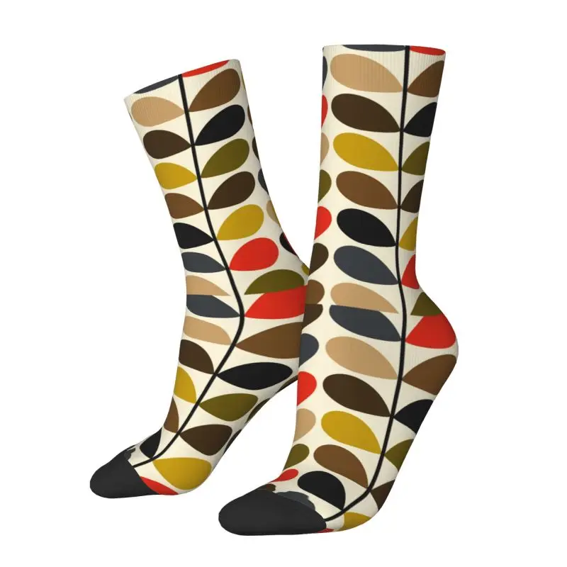 Orla Kiely Abstract Multi Stem Dress Socks Mens Womens Warm Funny Novelty Mid Century Scandinavian Geometric Crew Socks