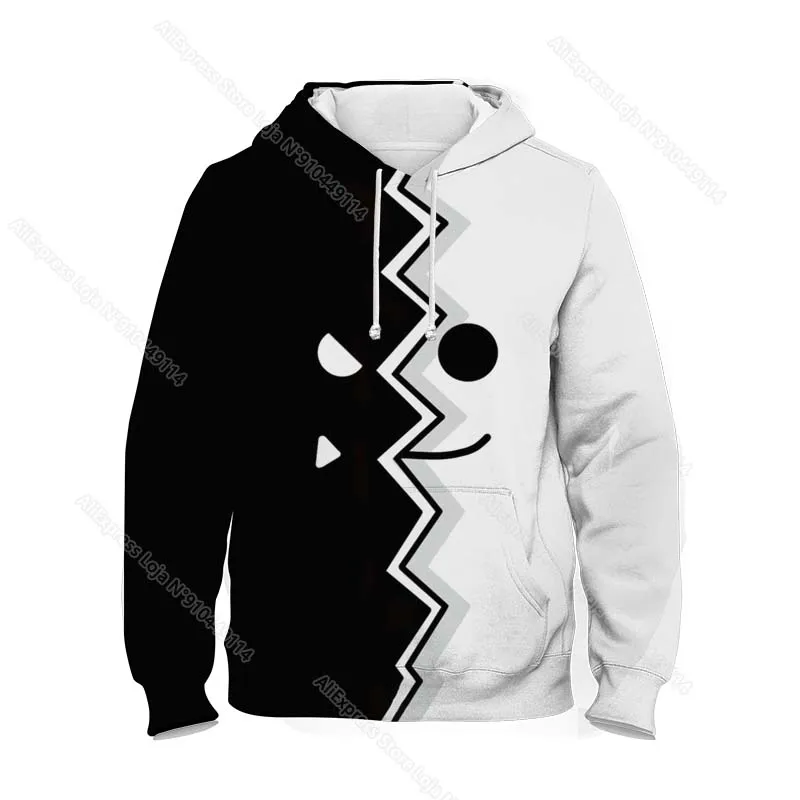 Kids Angry Geometry Dash 3D Print Hoodies Boys Girls Cartoon Anime Sweatshirts Tops Children Casual Pullovers Outwears Sudadera