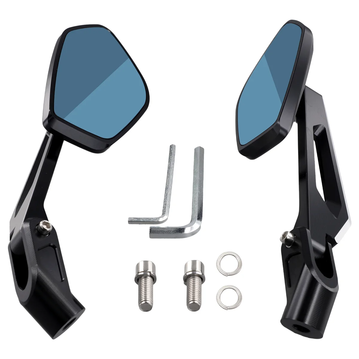 

Motorcycle Adjustable Rear View Mirror for R1300GS R1250GS Adv F750GS F850GS Adventure Side Mirror Black