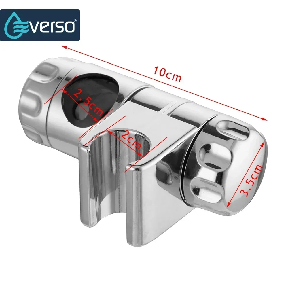 EVERSO Plastic Shower Mounting Brackets Handheld Shower Head Holder Bracket Wall Mount for Bathroom Top Spray Shower Head