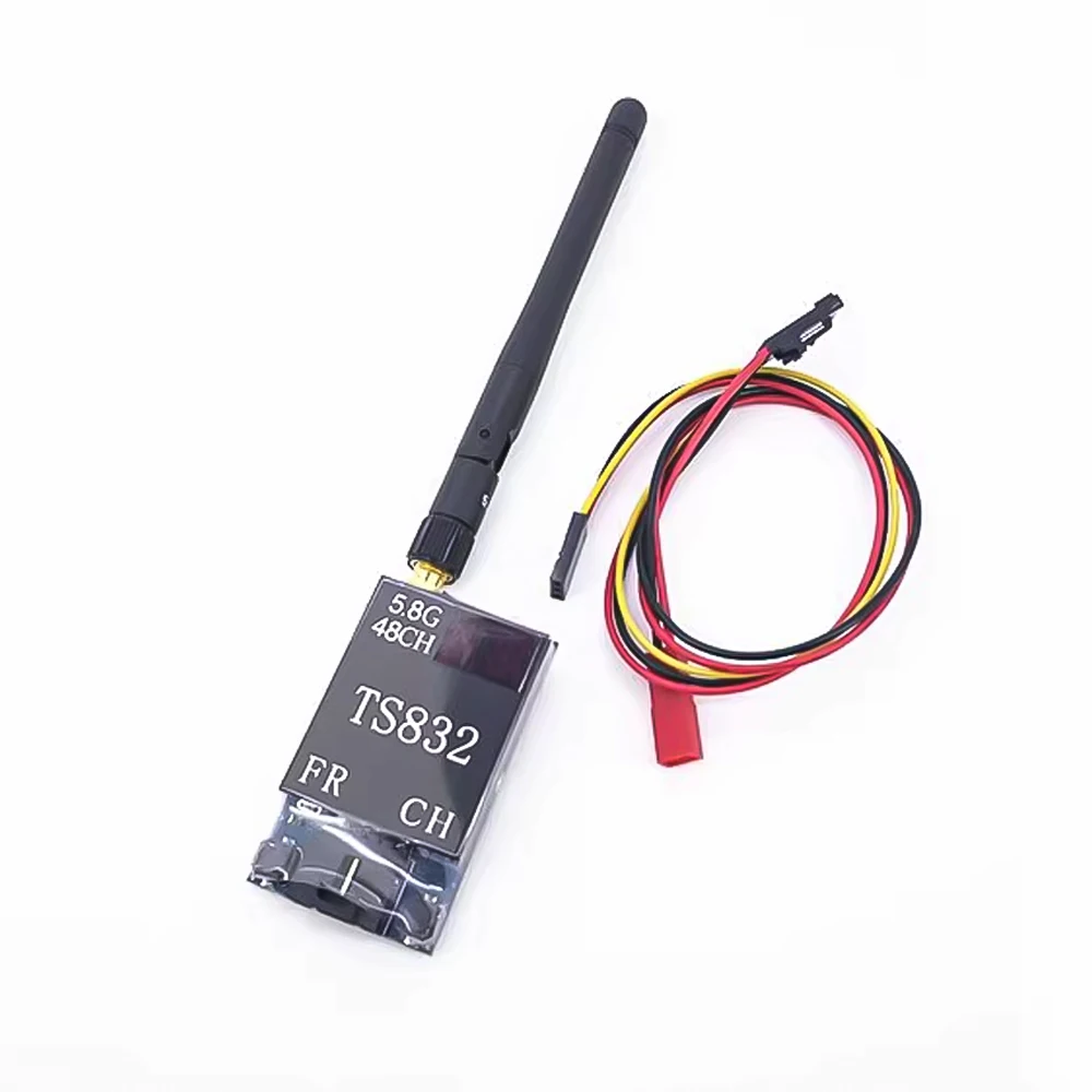 Transmissor TS832 48CH 5.8G 600mw 5km AV sem fio para FPV Multicopter Quadricóptero RC