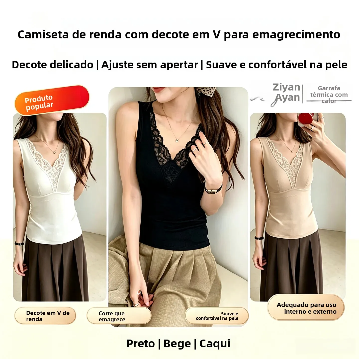 ziyen-thermal-vest-7031-fleece-lined-warmth-women's-v-neck-lace-sexy-with-cup-no-bra-needed-lazy-person's-clothing