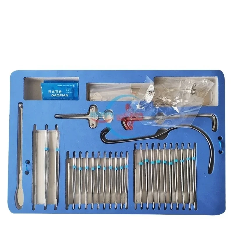 

HC-T002 Hospital hot-sale surgery instrument set operation general surgical instrument kit