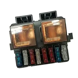 Car Auto Vehicle Boat Truck Audio 12V Relay Fuse Box Holder 8 Fuse