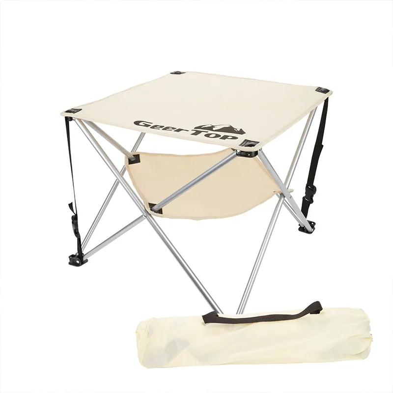 

New camping lightweight fabric folding table camping barbecue stall portable mini table multifunctional outdoor picnic table