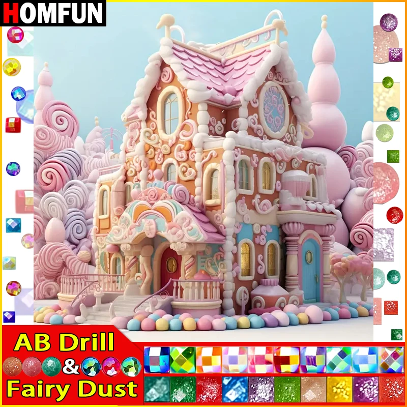 HOMFUN Fairy Dust AB Diamond painting \