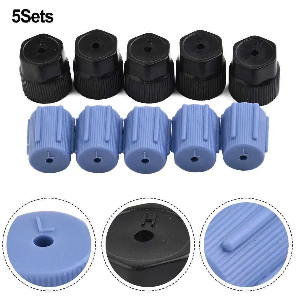 

10pcs Cap Cover Kit For Car Air Conditioning Connection High Pressure Low Pressure 16mm 13mm For Air-conditioning Installation