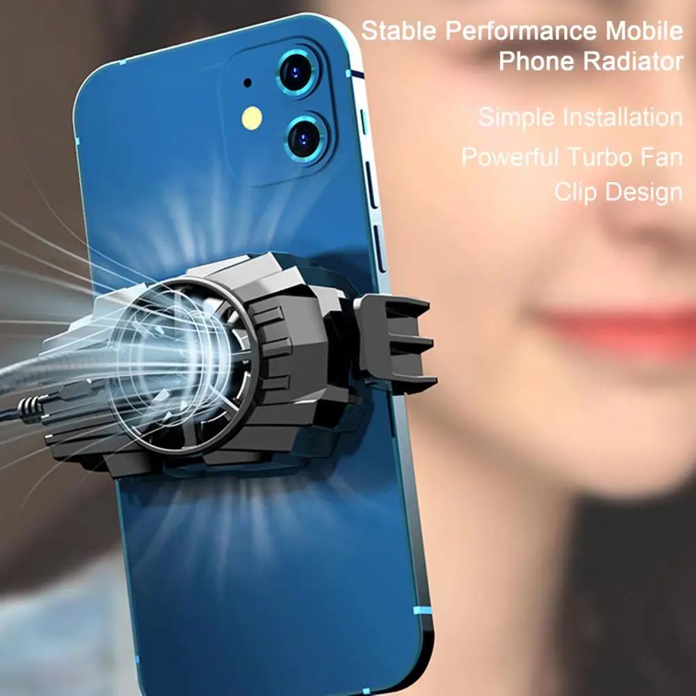 G6 Professional Phone Radiator Fan DC 5V Quiet Stable Rapid Refrigeration Phone Back Radiator  Phone Cooler Rapid Cooling