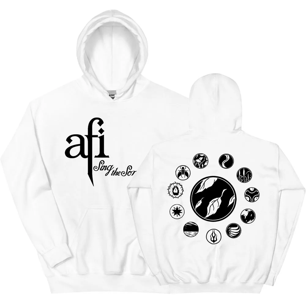 

AFI SING THE SORROW Hoodies Long Sleeve Fashion Grunge Sweatshirt Hip Hop Unisex Streetwear Rock Band Graphic Pullover Men Hoody