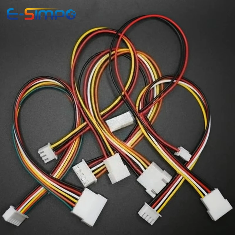 

5pcs 20cm XH2.54 2P 3P 4P 5P 6P Male to Female Extension Aerial Docking Crimp Battery Charge Wire Cable Connector