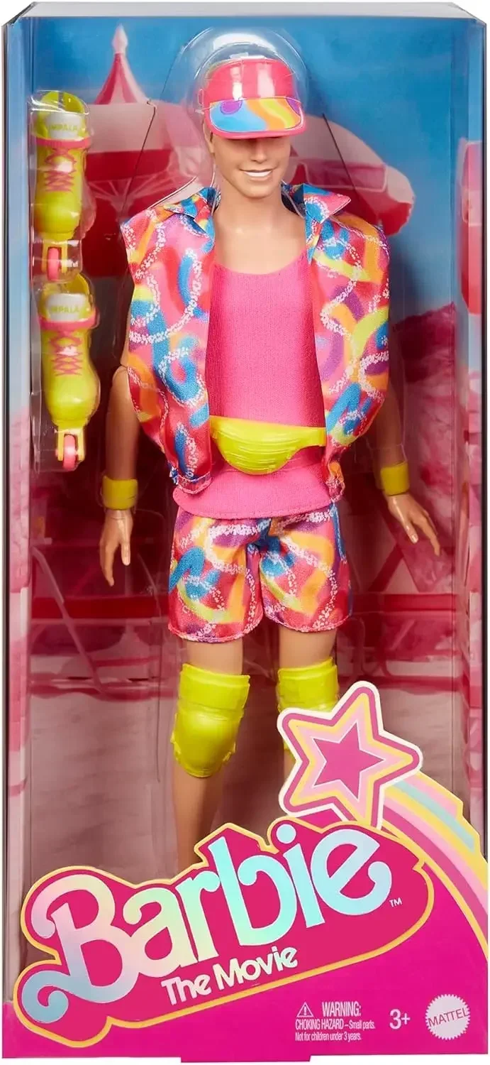 Original Barbie The Movie Dolls Perfect Day Ken Skating Surfboard