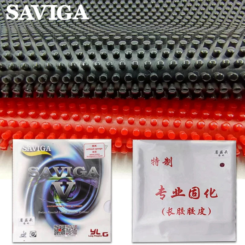 

SAVIGA KASFU Mushroom Head Cured Table Tennis Rubber OX Long Pips Anti-Spin Ping Pong Rubber Heavy Sink Anti-Spin Zero Friction