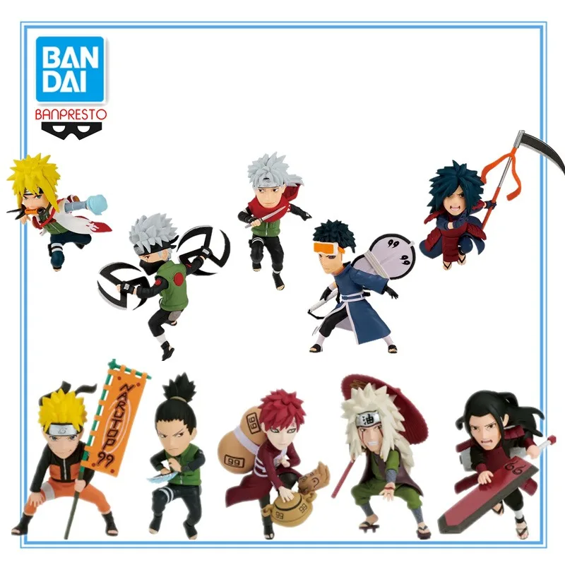 Bandai Anime Naruto WCF NARUTO P99 Vol.1 Pvc Action Figures 70mm Naruto Shippuden Figurine Toys