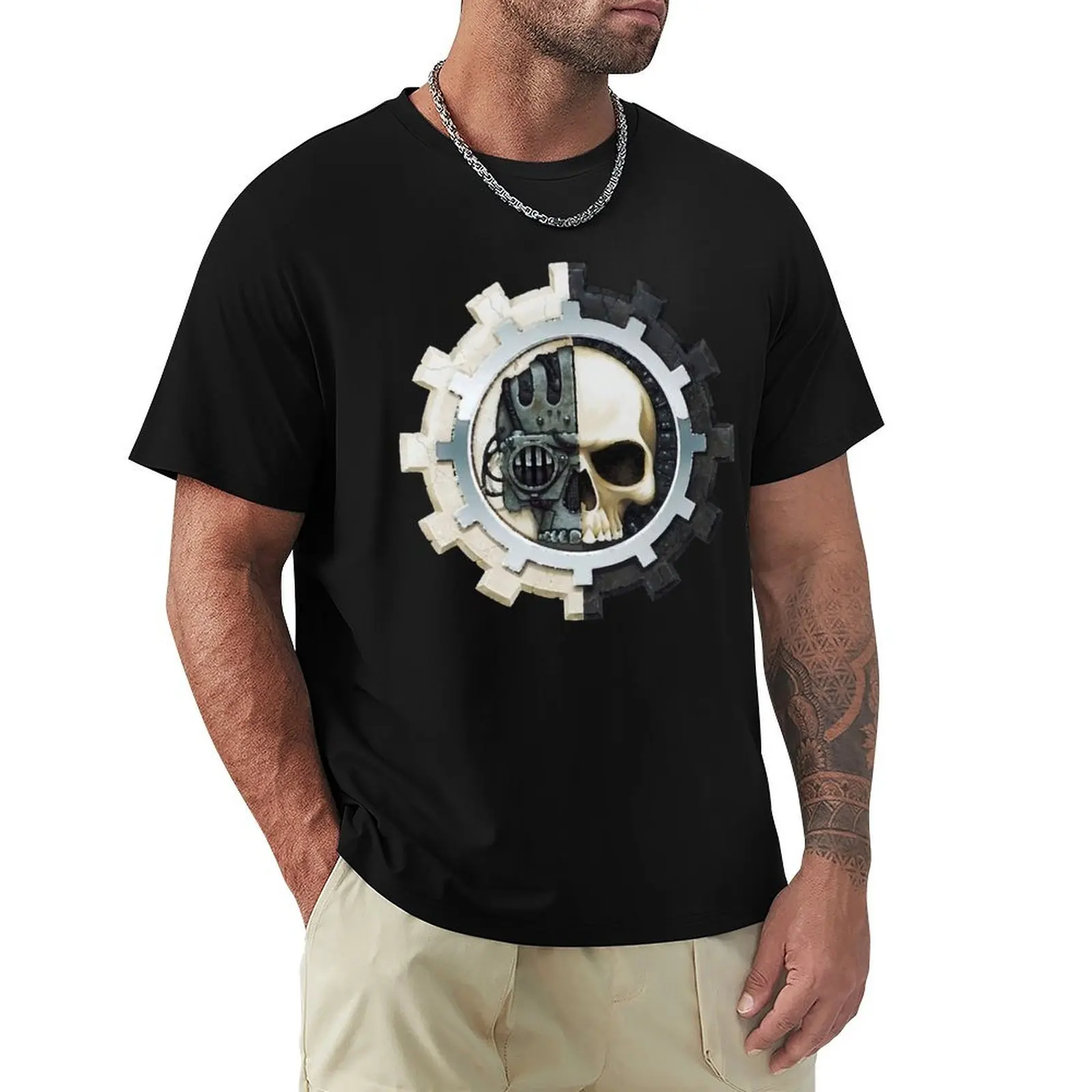 

mechanicus 1 T-Shirt Gym Exercise Short Sleeve T-Shirt