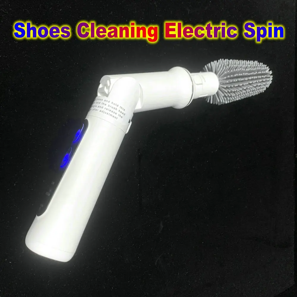 신발 세척 브러시 클리너 신발 전동 회전 브러시 플라스틱 옷 세척 가정용 무선 청소 도구 세척 브러시