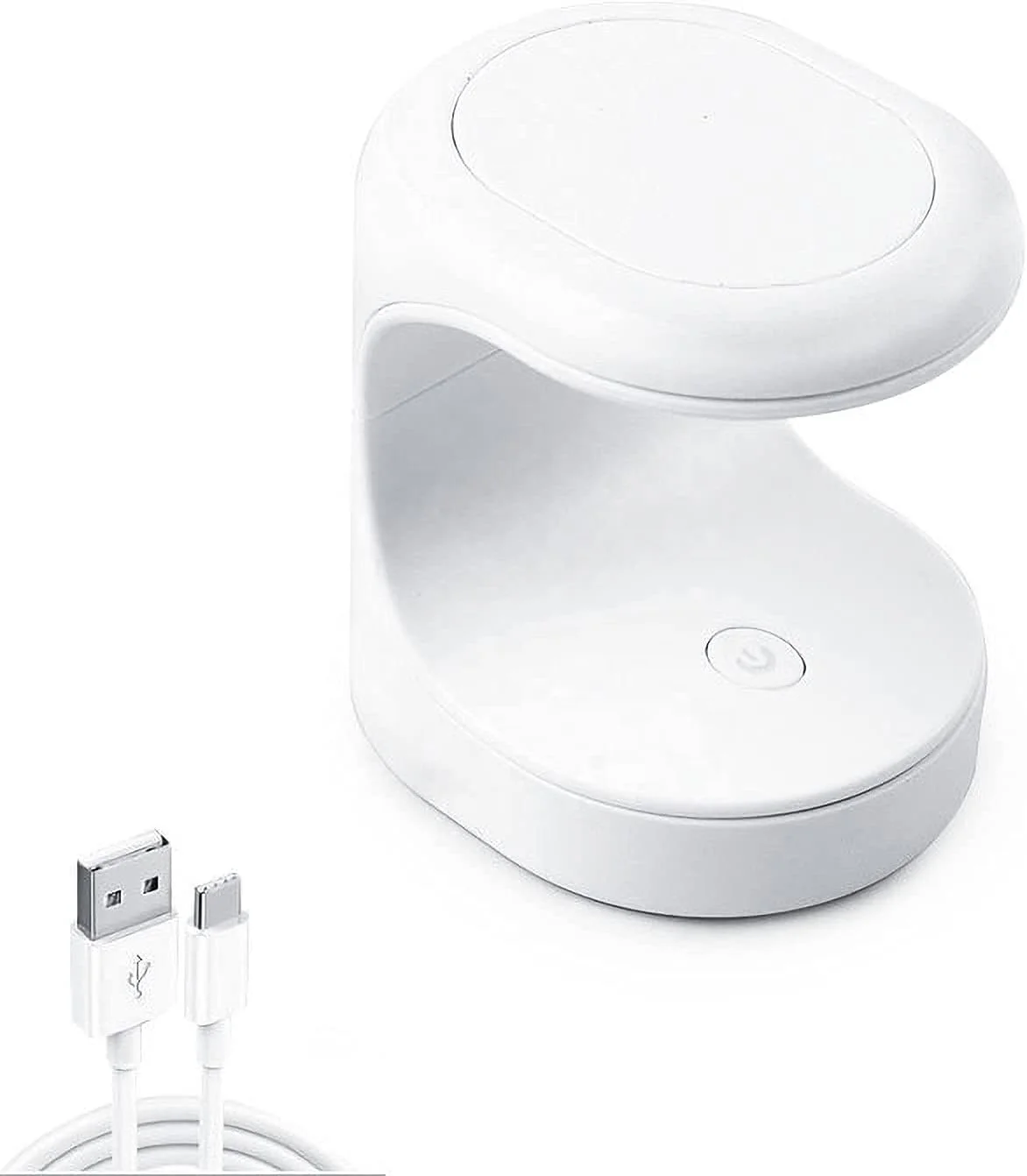 Mini-Nagellampe, schnell trocknende Gel-Nagellampe, 16 W, tragbares U-V-Licht für einfache und schnelle Nagelverlängerung, Rosa, Weiß, Schwarz