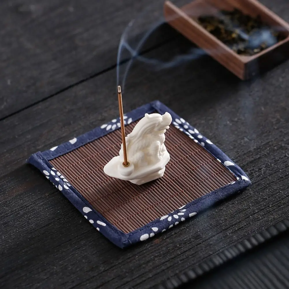 

Bamboo Table Mat Tea Dining Hot Insulated Table Runner Chinese Style Natural Woven Placemat Coaster Cup Pad Supplies