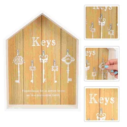 House Key Holder Home Decor Storage Shelves Wall Mounted Hanging Rack Metal Decorative Hook Case