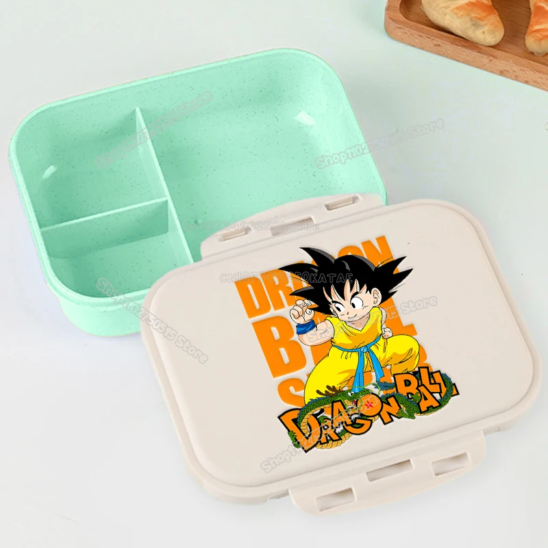 

Dragons Ball Cartoon Student Lunch Box Son Goku Anime Boy Girl Bento Box Home Food Container Outdoor Picnic Fruit Storage Boxes