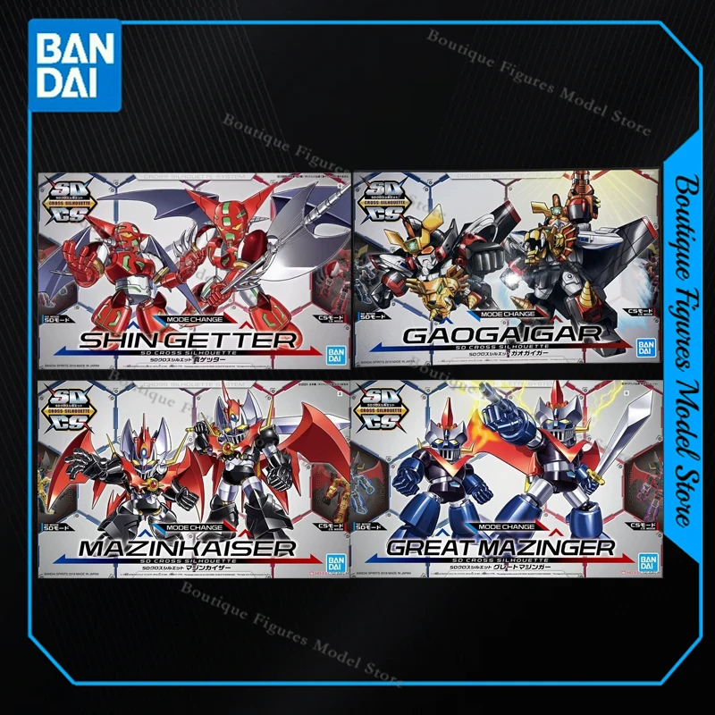 

Bandai Genuine SDCS MODE CHANGE GAOGAIGAR MAZINKAISER SHIN GETTER GREAT MAZINGER Action Figure Model Collection Gift Toys
