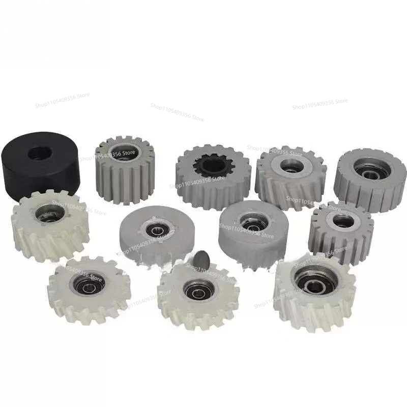 Woodworking Machinery Parts Edge Banding Machine, Conveying Pressure Wheel Plane Rubber Wheel Edge Banding Machine