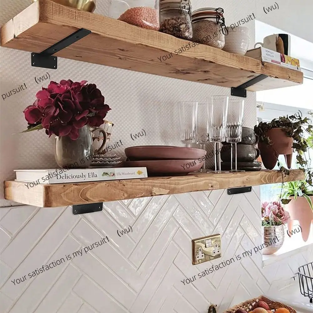 Floating Shelf Heavy Duty Cast Iron Brackets, 1/5