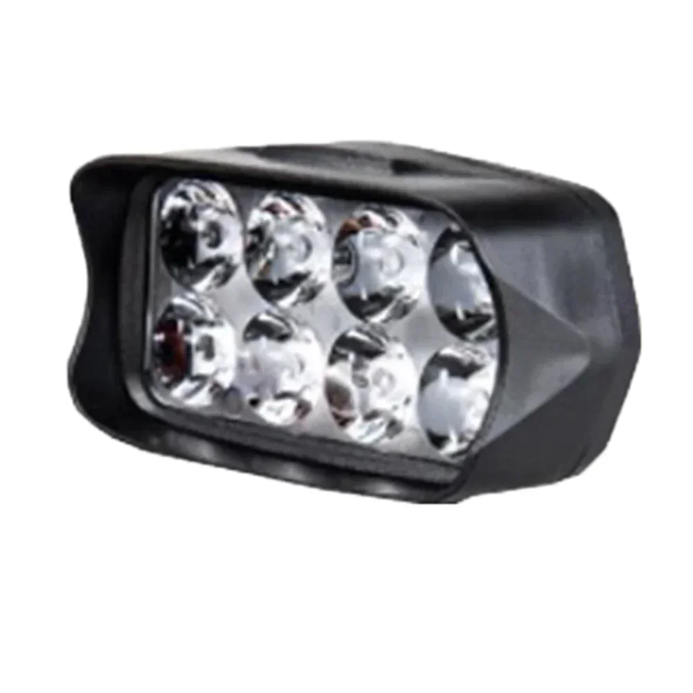 Lampe de Conduite pour Moto, Réflecteur Étanche, Lumière de Sauna, 8 Perles, Lumière LED 6000K, Spot 2024, 1 Pièce