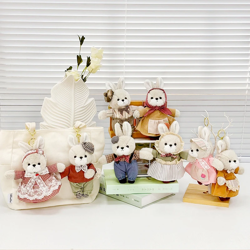 

Мягкая игрушка Lillian Rabbit, нагрудник Sweet Bunny с миниатюрной юбкой, кукла-кукла маленькой принцессы