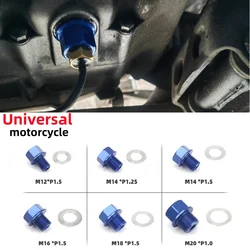 Motorcycle Oil Temperature Sensor For NMAX125 Universal Motorbike Accessories Thermometer Interface Screw Replace Parts