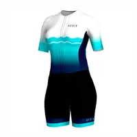 Jersey de Ciclismo para Hombre y mujer, Ropa de triatlón, traje de tres piezas, Conjunto de cuerpo de bicicleta, deporte, natación, correr