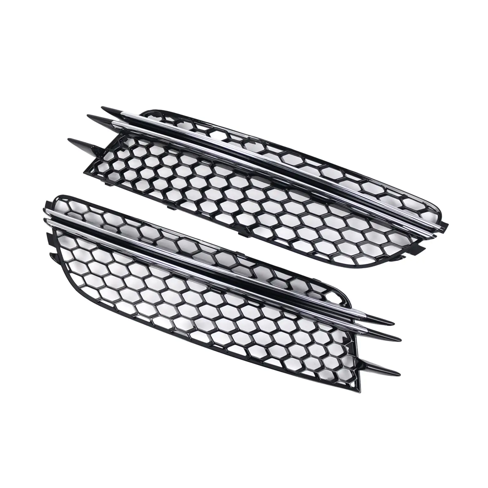 

Fog Light Grille Grill Cover Lightweight Durable Front Lower Covers Grill 4G0807681 4G0807682 for Audi A6 Auto Accessories