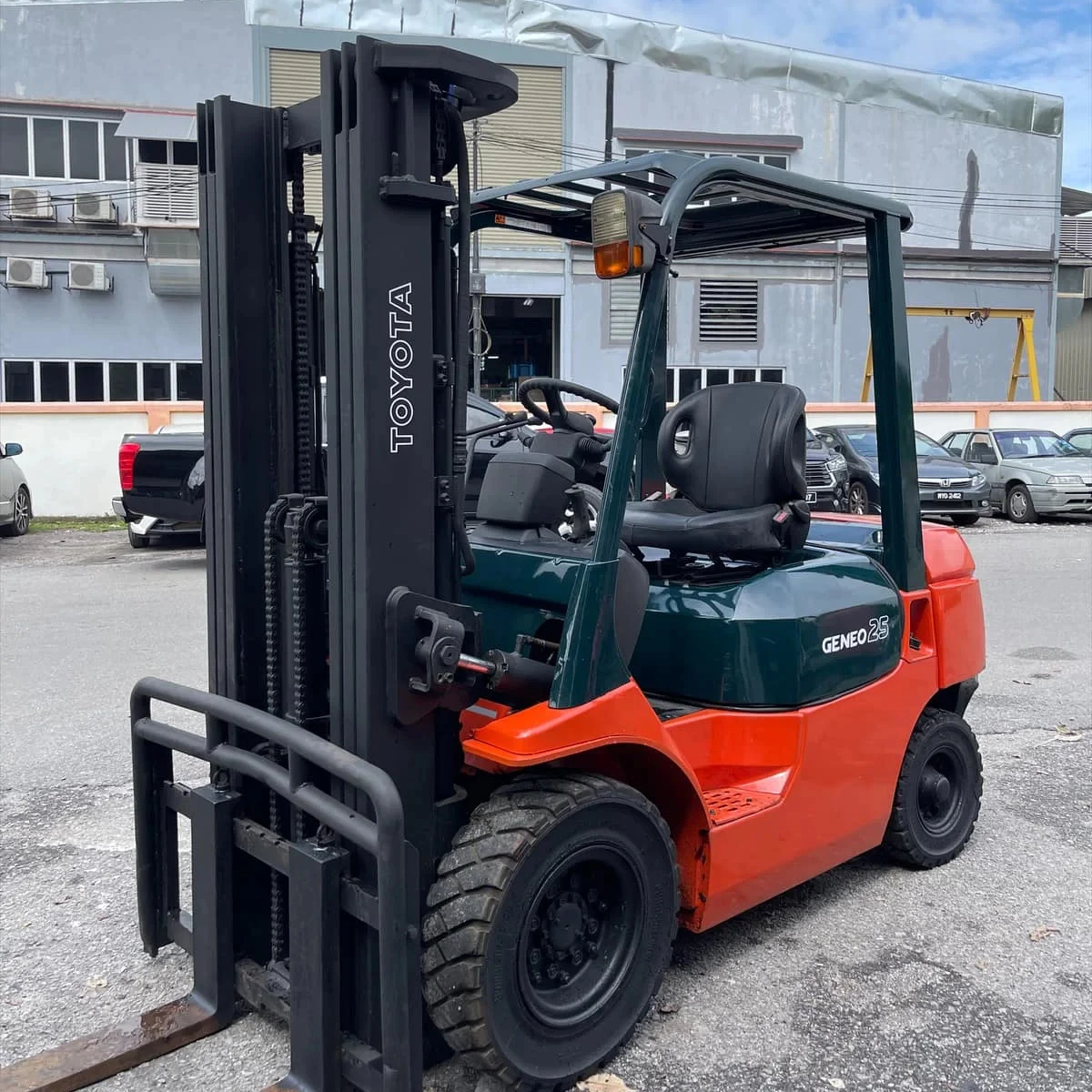 Electric forklift 1 ton 3 ton battery 48V battery operated