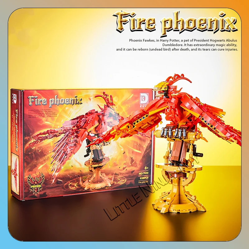 

7032 Fire Phoenix художественная часть variable modelo животное montaje соприе juguetes para niños regalo deembaliciones