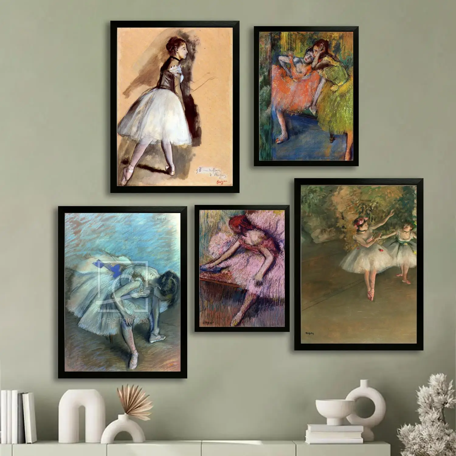 Póster artístico en lienzo de Edgar Degas, impresión de imágenes artísticas de pared, carteles modernos para decoración de dormitorio familiar, pintura decorativa
