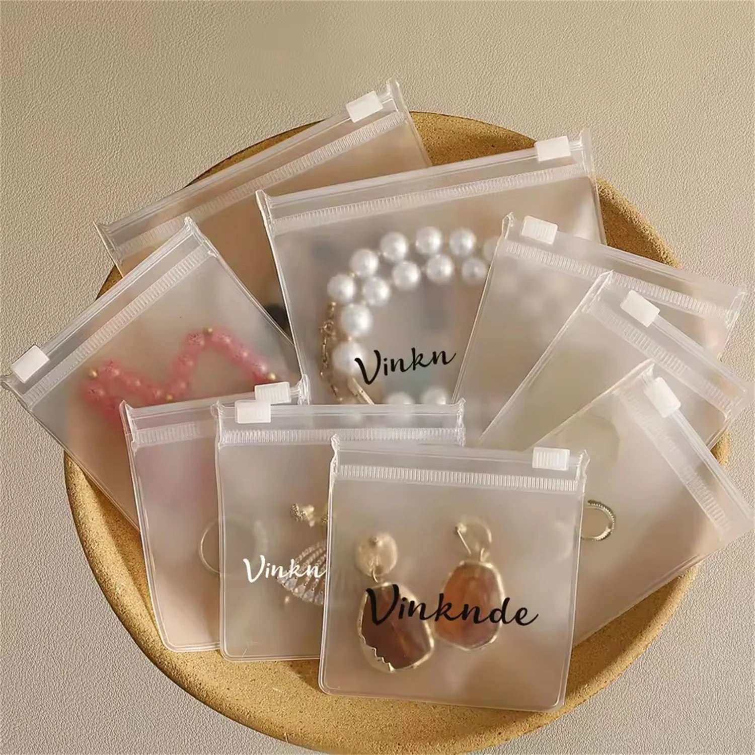 

200Pcs Ideal Anti-Oxidation Jewelry Storage Solution for Earrings Rings Necklaces with Secure Locking Zipper Customizable EVC