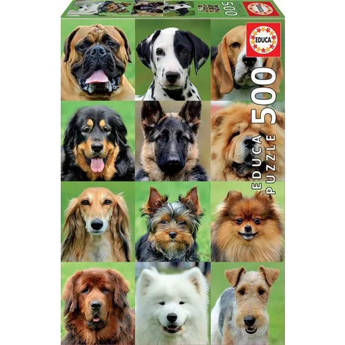 Educa Jigsaw Puzzle 500 Piece Dogs Collage 17963