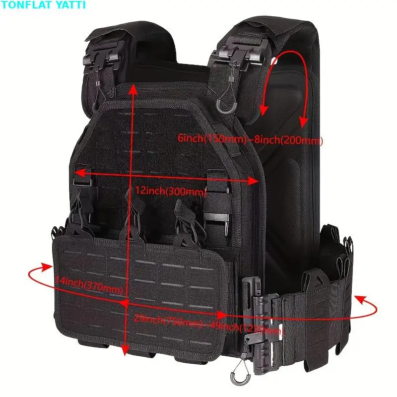 1000d Waterproof Abrasion-resistant Tear-resistant Lightweight Molle Training Vest Outdoor Training Vest