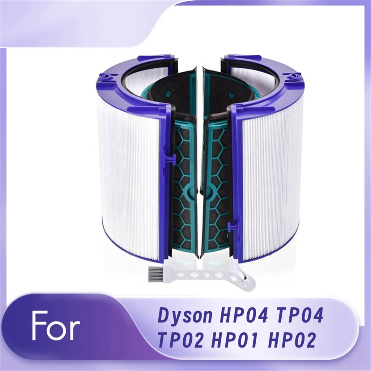 HEPA Filter & Activated Carbon Filter for HP04 TP04 TP02 HP01 HP02 Air Purifier Active HEPA Carbon