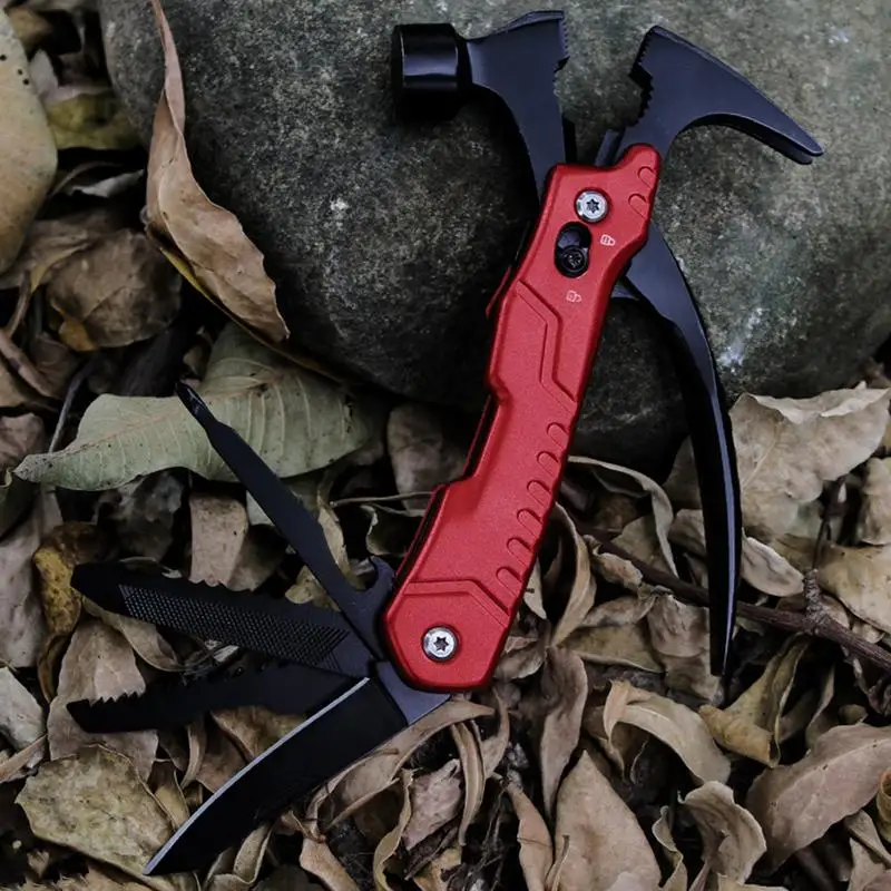 Camping Hammer 13 In 1 Multitool Hammer Multifunctional Compact Camping Tools Pliers Saw Portable Camping Gadgets For Outdoor