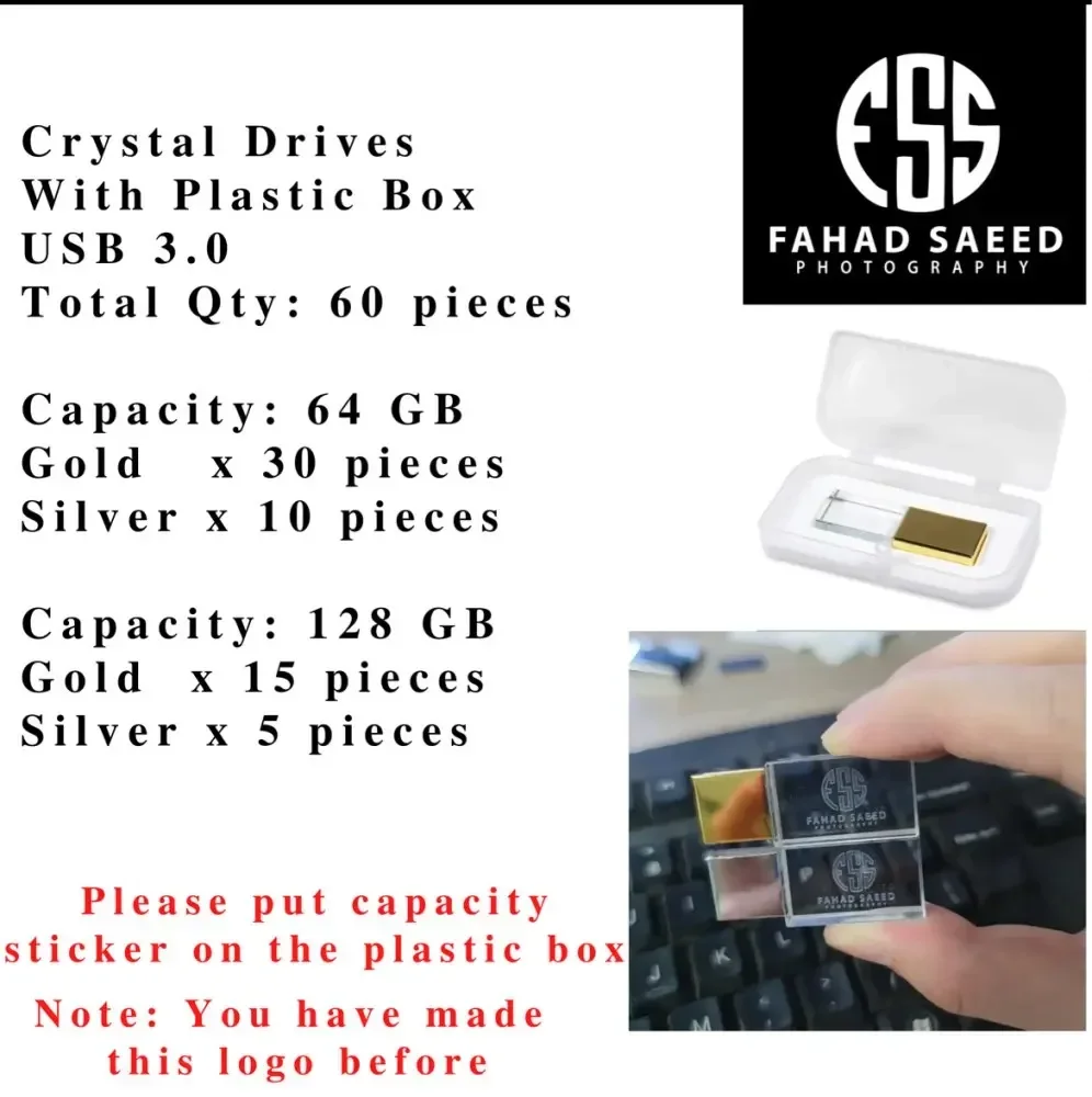 

Бесплатный индивидуальный логотип, цветной металлический кристалл, флэш-накопитель USB3.0, 64 ГБ, 128 ГБ и коробка