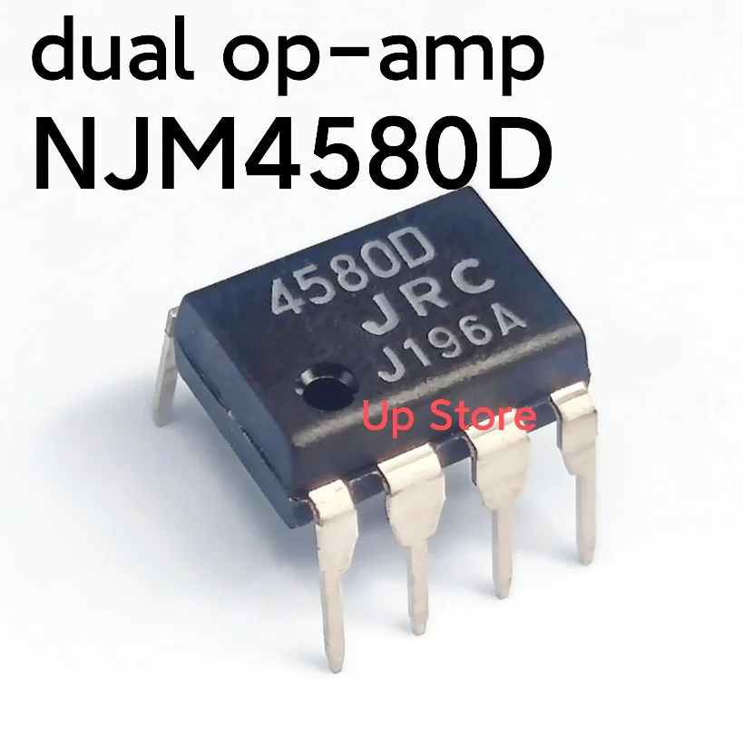 NJM4580D  JRC4580D original  Dual Op-Amp  PDIP-8