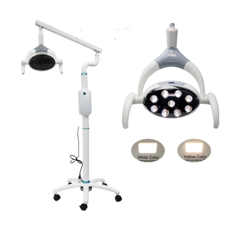 Medical 9 LED Surgical Light Examination Light Standing 28W Dental Unit Hospital Use Operating Lamp