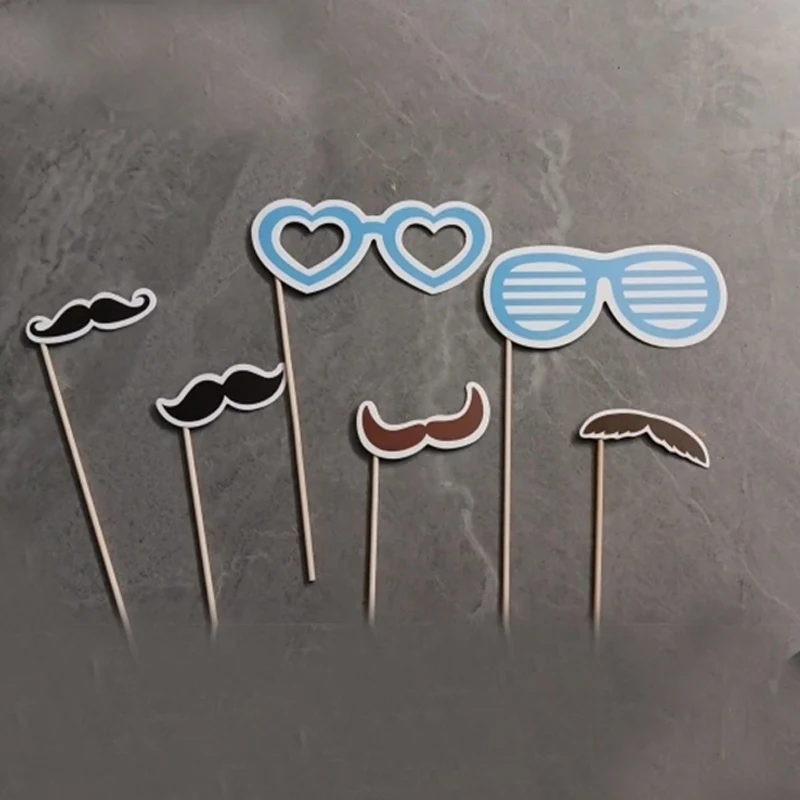 Chicinlife 25Pcs It\'s A Boy/Girl Photo Booth Props Birthday Party Baby Shower Gender Reveal Photobooth Props Decoration Supplies