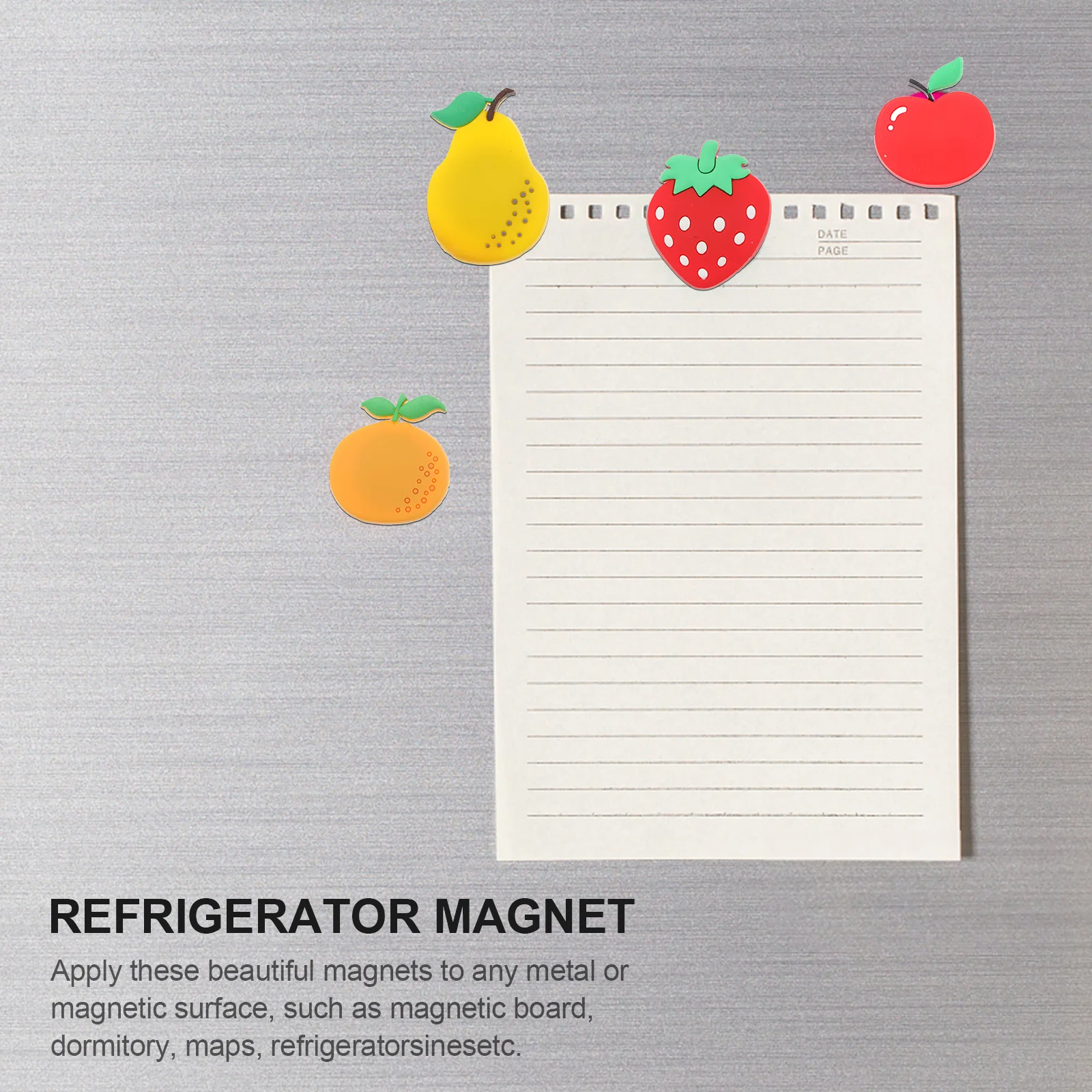 10 قطعة الفواكه المغناطيسية على شكل سيليكون مغناطيس الثلاجة الثلاجة الديكور الملونة اكسسوارات المطبخ الاطفال لطيف الفاكهة