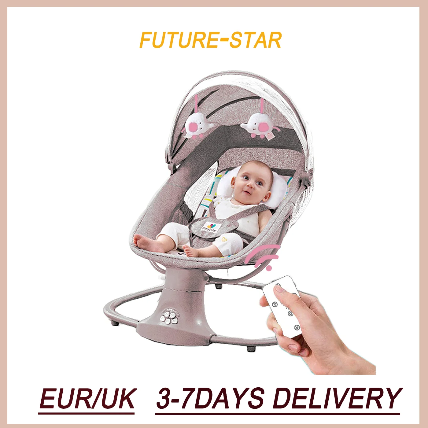 Electric cradle for newborn baby Rocking chair Electric baby rocking chair baby bed Baby swing Electric rocking chair for baby