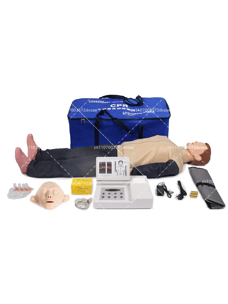 Full Body Adult CPR Manikin Emergency Training Simulator Artificial Respiration Dummy for First Aid Practice