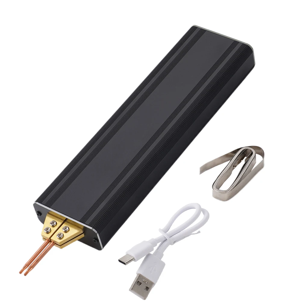 Портативный ручной аккумулятор для точечной сварки 18650, литиевая батарея, аппарат для точечной сварки никелевых листов, алюминиевая сварочная головка