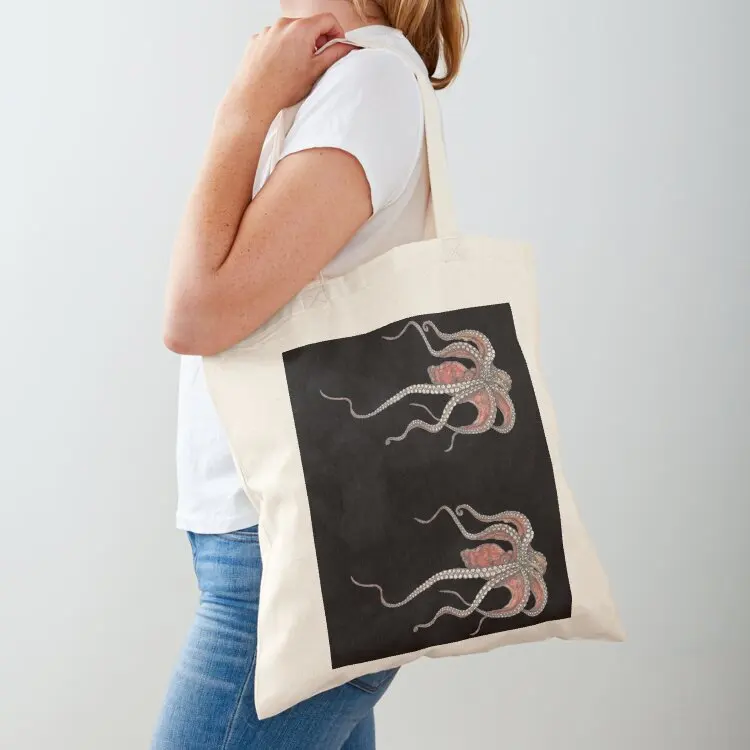 

Red Octopus Tote Bag Shopper bag sacs de shopping handbag reusable shopping bags