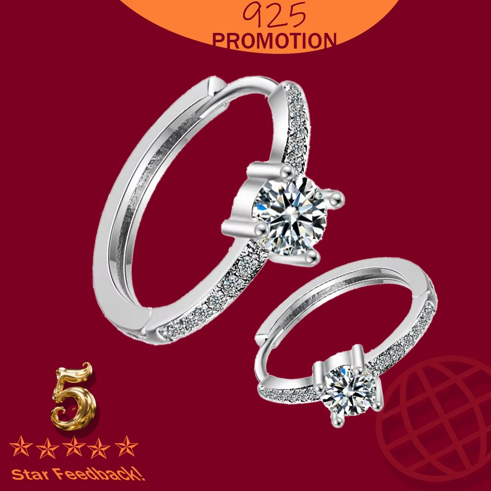 

Hoop Earrings for Women Gold Color Small Circle Earrings 2025 Lady Girl Earings Gifts Stamp 925 Sterling Silver